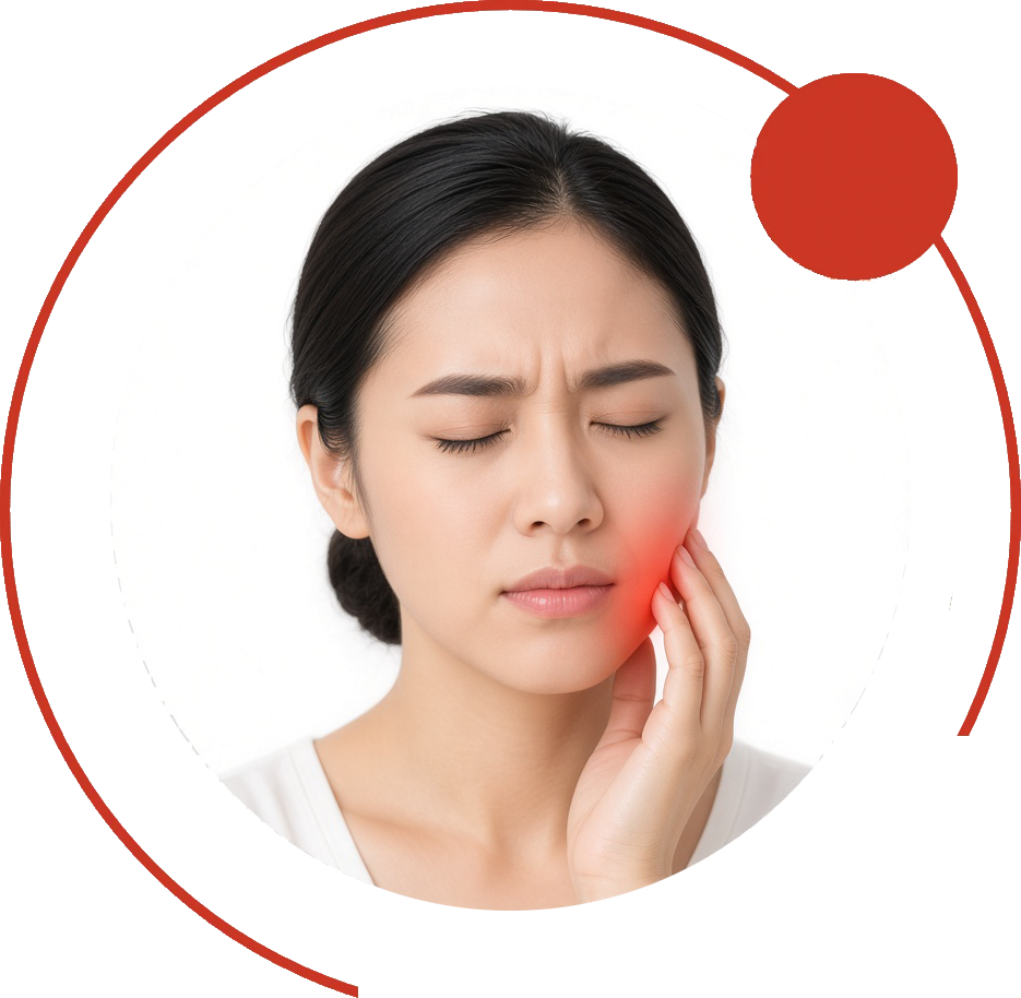 Manual therapy for jaw and neck dysfunction