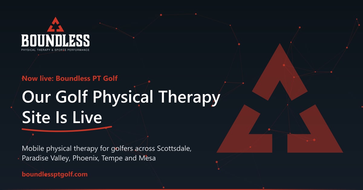 Our Golf Physical Therapy Site Is Live